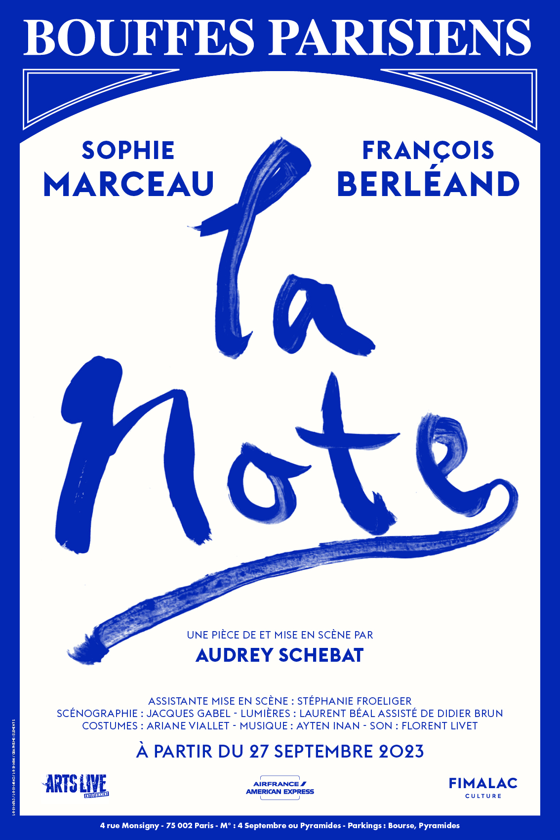 La note affiche